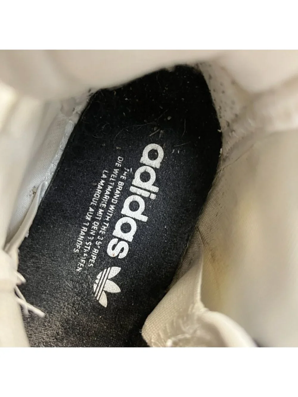 Adidas Streetball Mens Size 6.5 White Black Athletic Basketball Shoes Sneakers_8